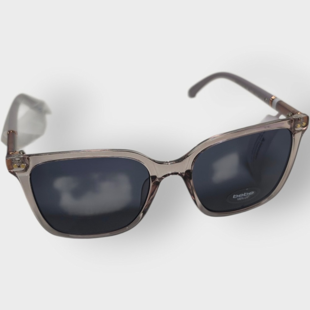 NEW BEBE Sunglasses‎ BBPO 1014ce 651 Blush SUN GLASSES Oversized 100% UV DARK